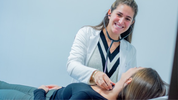 Medical Student in the field